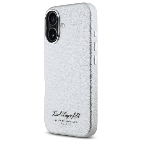 Etui til Apple iPhone 16, Karl Lagerfeld, RSG, Grå
