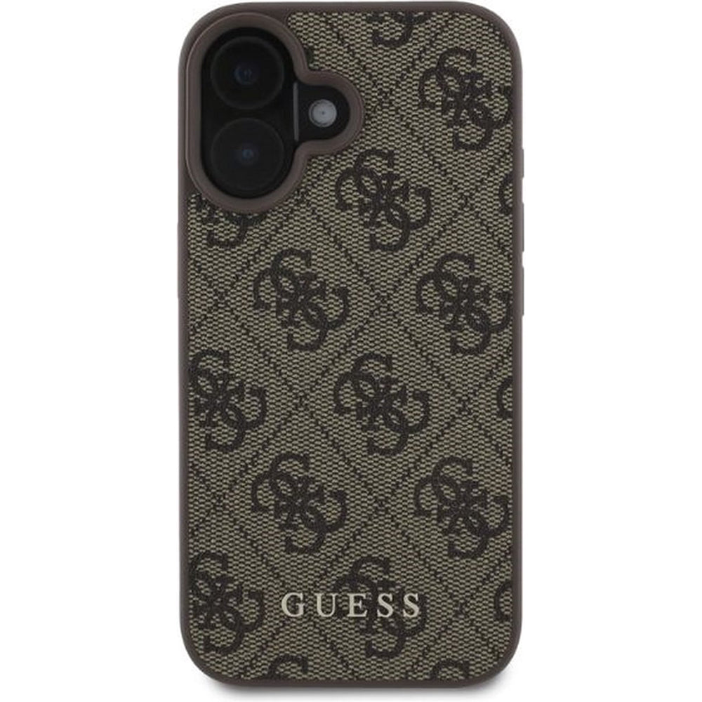Etui til Apple iPhone 16 Plus, Guess, 4G Classic, Brun
