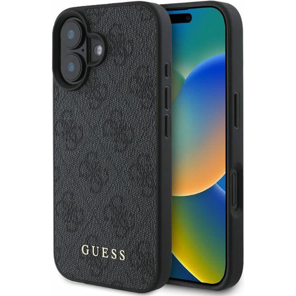 Etui til Apple iPhone 16 Plus, Guess, 4G Classic, Sort