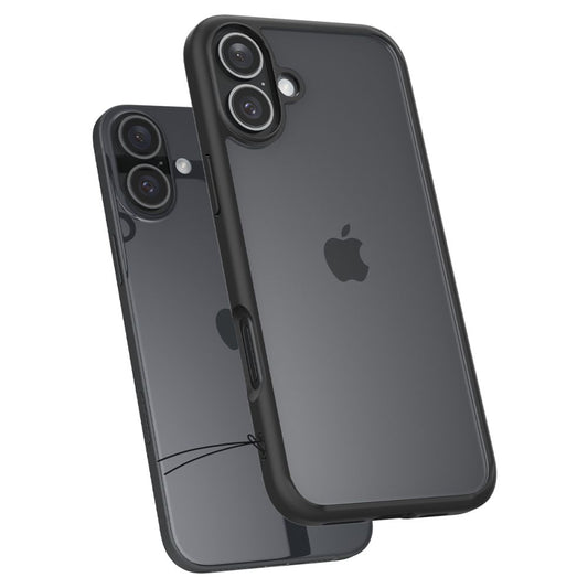 Etui til Apple iPhone 16 Plus, Spigen, Ultra Hybrid, Mat Sort