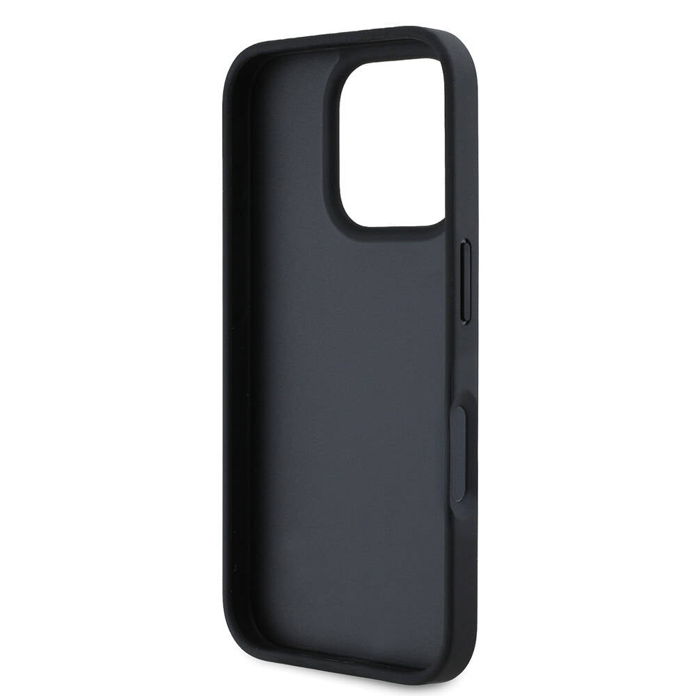 Etui til Apple iPhone 16 Pro, Guess, 4G Triangle Logo, Hvid