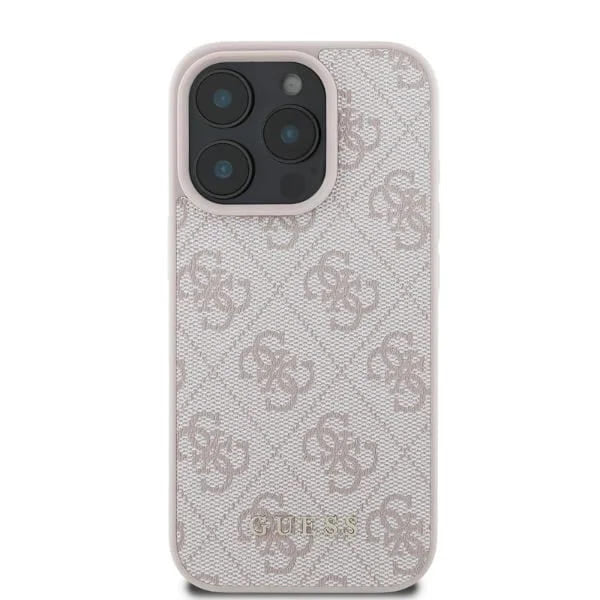 Etui til Apple iPhone 16 Pro Max, Guess, 4G Classic, Pink