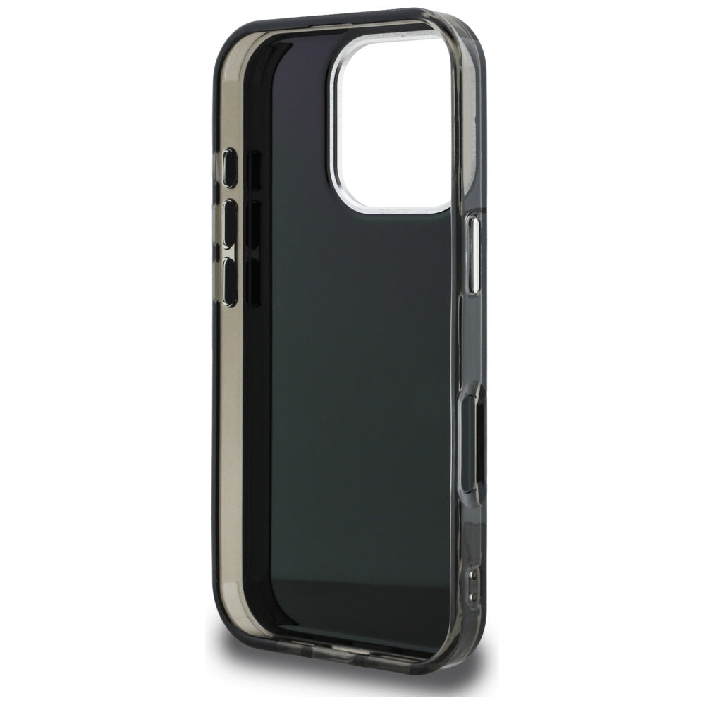 Etui til Apple iPhone 16 Pro Max, Karl Lagerfeld, IML Aquarelle Logo Karl & Choupette, Sort