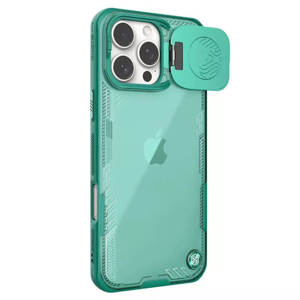 Case for Apple iPhone 16 Pro Max, Nillkin, Iceblade Prop w/o Camera Cutout, Green