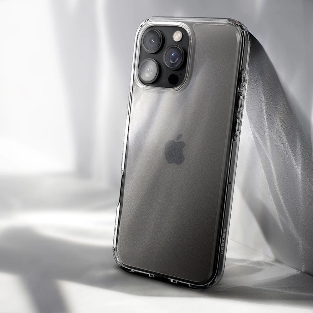 Etui til Apple iPhone 16 Pro Max, Spigen, Ultra Hybrid, Satin Transparent ACS07993