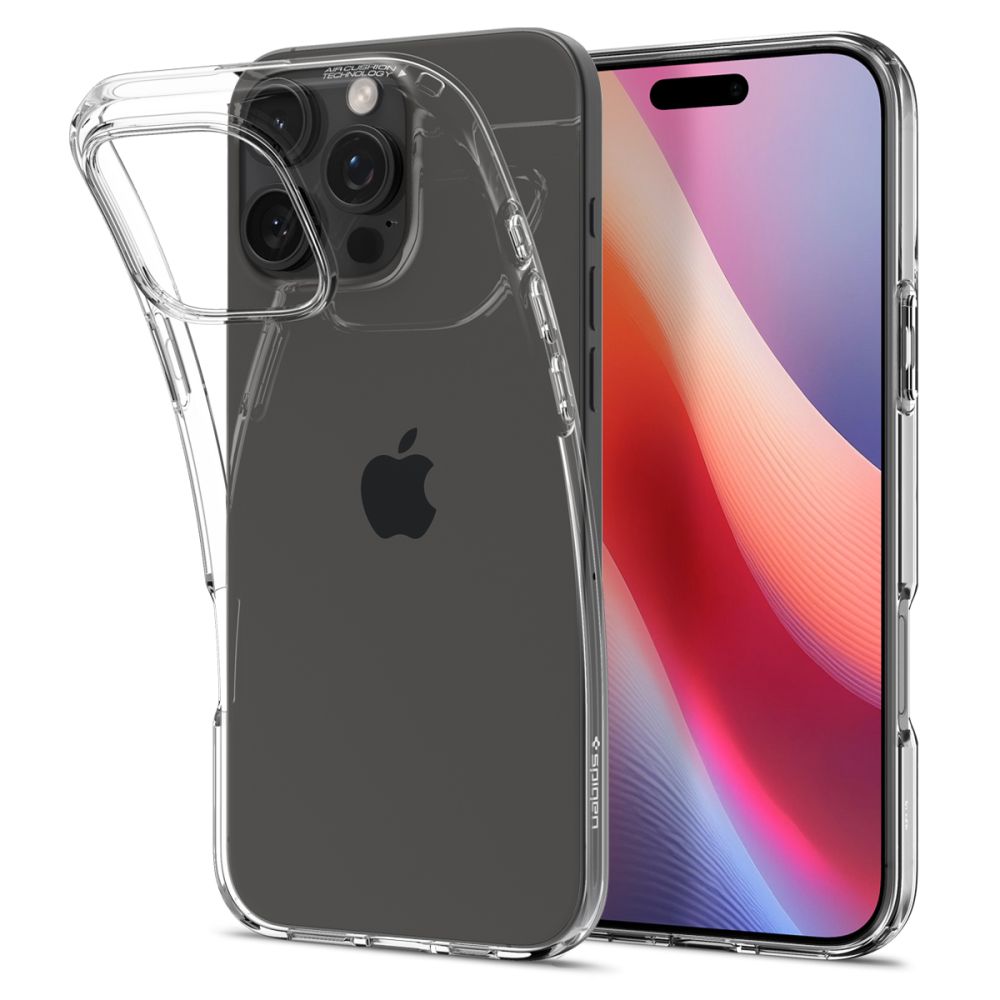 Etui til Apple iPhone 16 Pro, Spigen, Liquid Crystal, Gennemsigtig ACS08112