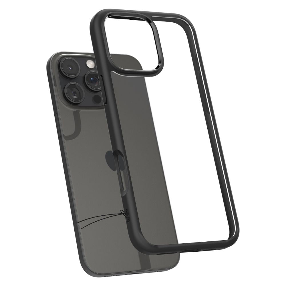 Etui til Apple iPhone 16 Pro, Spigen, Ultra Hybrid, Mat Sort