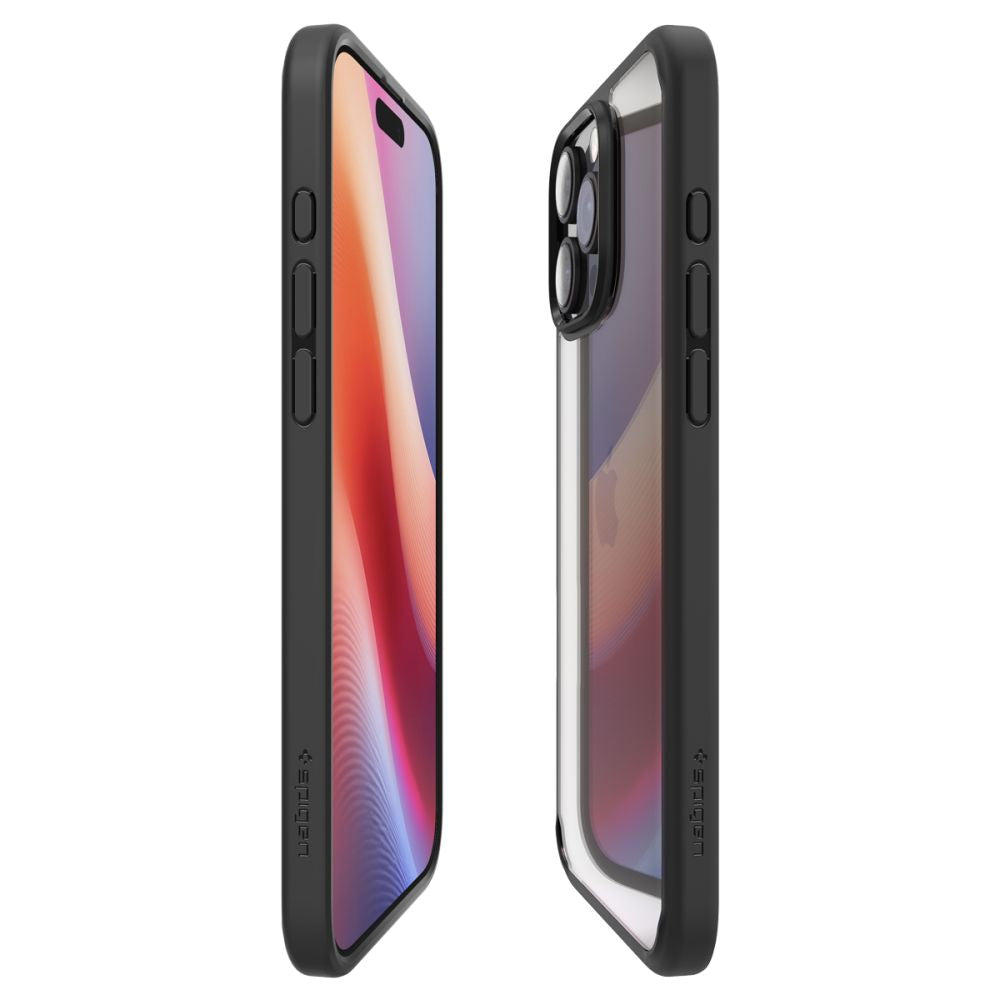 Etui til Apple iPhone 16 Pro, Spigen, Ultra Hybrid, Mat Sort