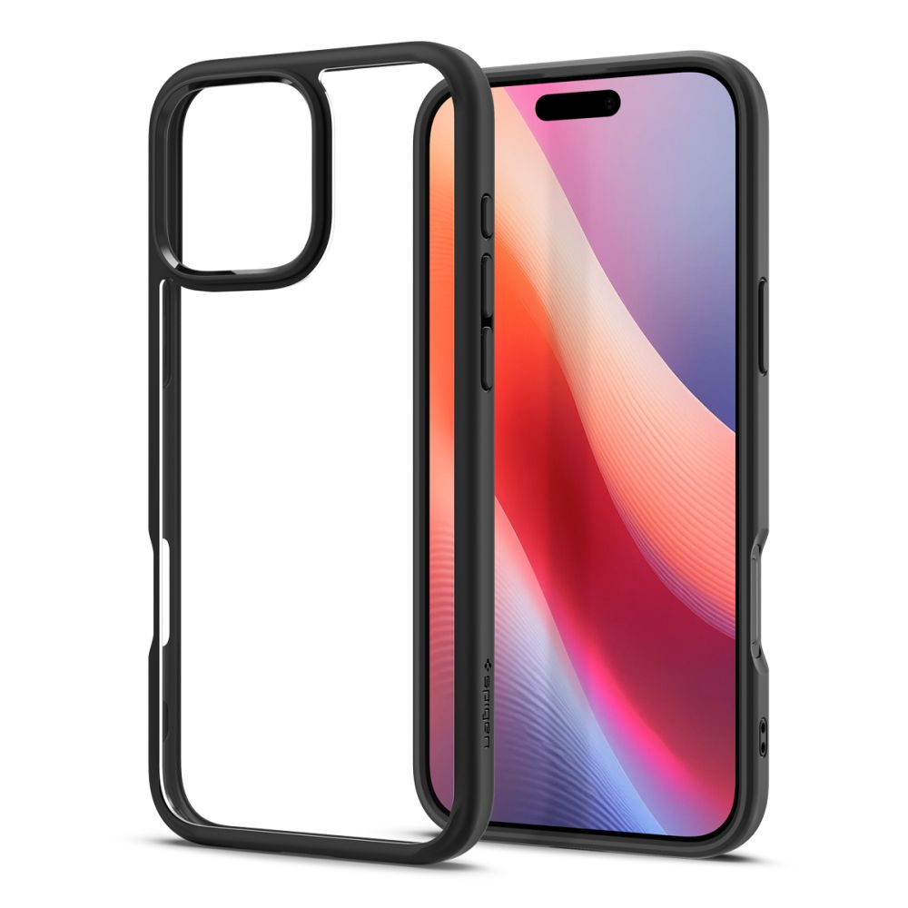 Etui til Apple iPhone 16 Pro, Spigen, Ultra Hybrid, Mat Sort