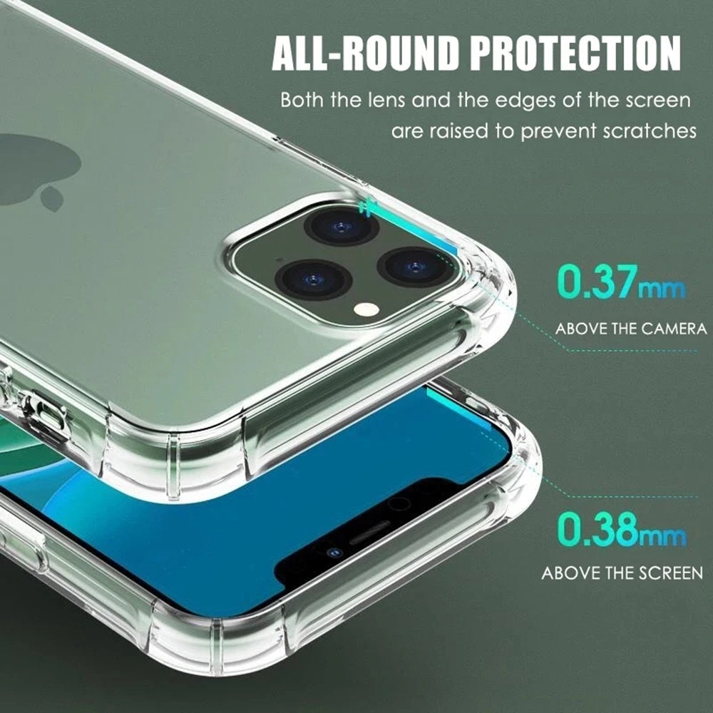 Cover til Apple iPhone 16 Pro, Techsuit, Shockproof Clear (Stor Linsehul), Transparent
