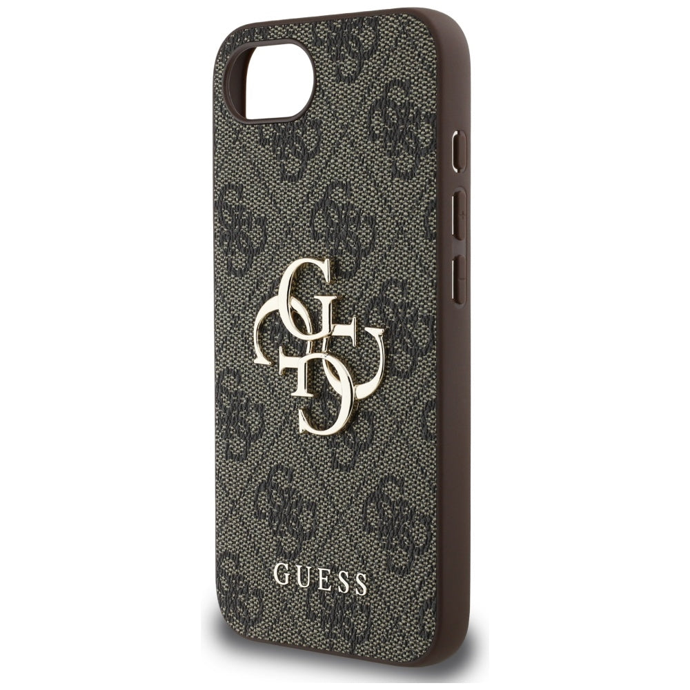 Etui til Apple iPhone 17e / 16e, Guess, 4G Big Logo, Brun