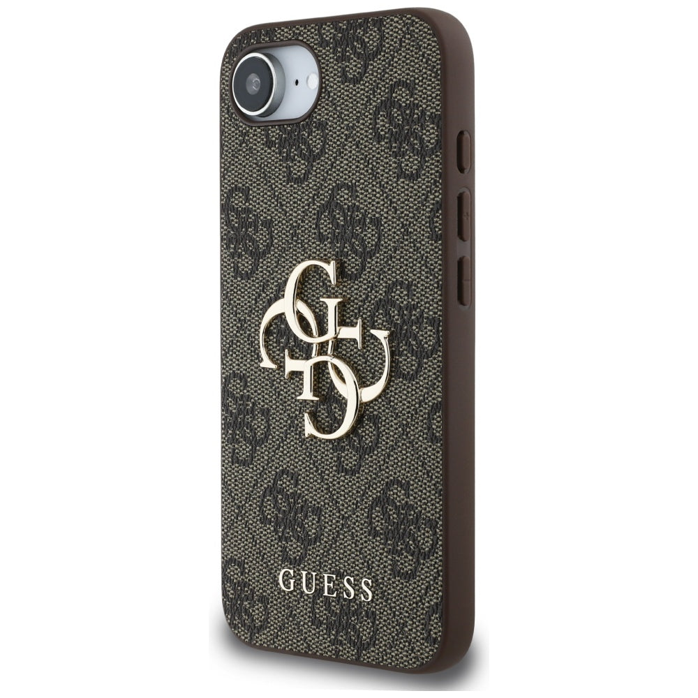 Etui til Apple iPhone 17e / 16e, Guess, 4G Big Logo, Sort