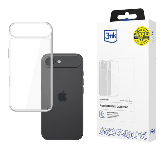 Etui til Apple iPhone 17 Air, 3MK, Armor, Gennemsigtig