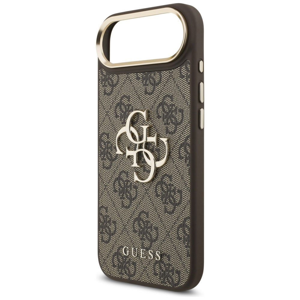 Etui til Apple iPhone 17 Air, Guess, Big 4G Logo Classic, Gylden Brun