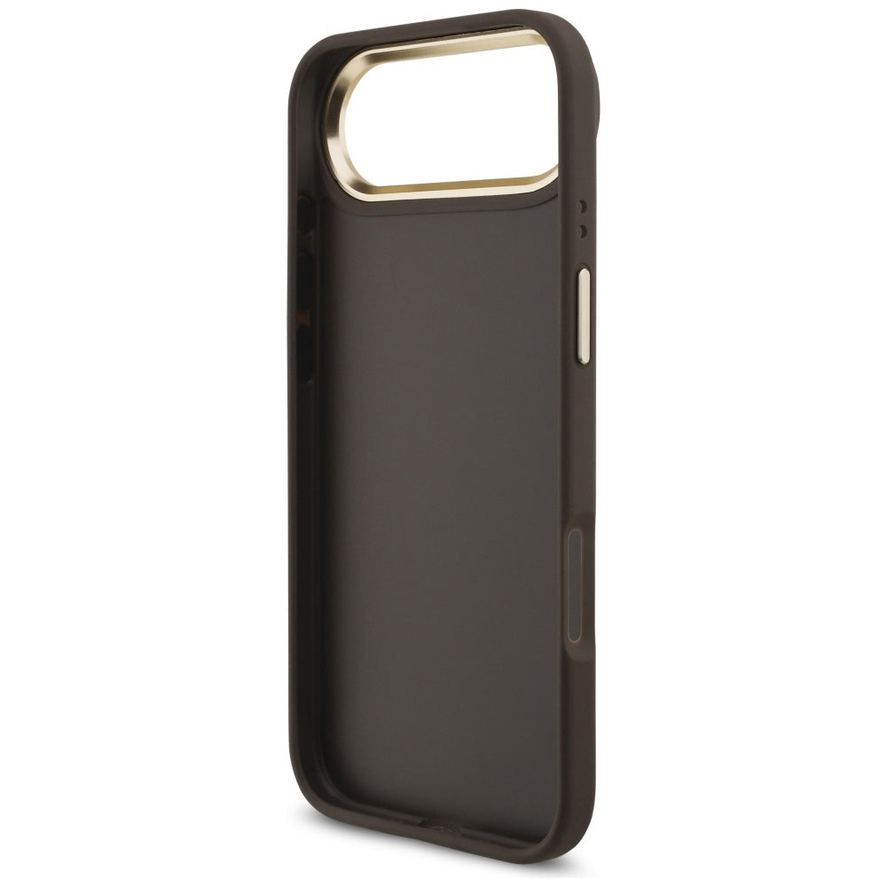 Etui til Apple iPhone 17 Air, Guess, Big 4G Logo Classic, Gylden Brun