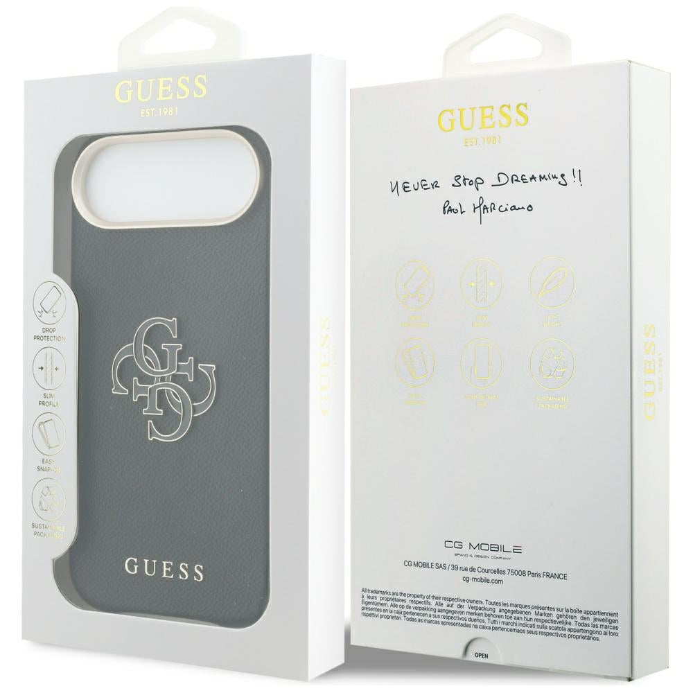 Etui til Apple iPhone 17 Air, Guess, Resin Logo, Sort