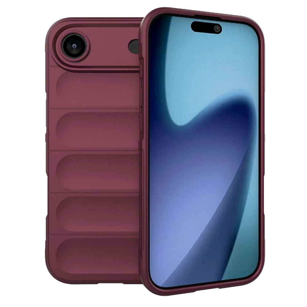 Etui til Apple iPhone 17 Air, Techsuit, Magic Shield, Kirsebærrød
