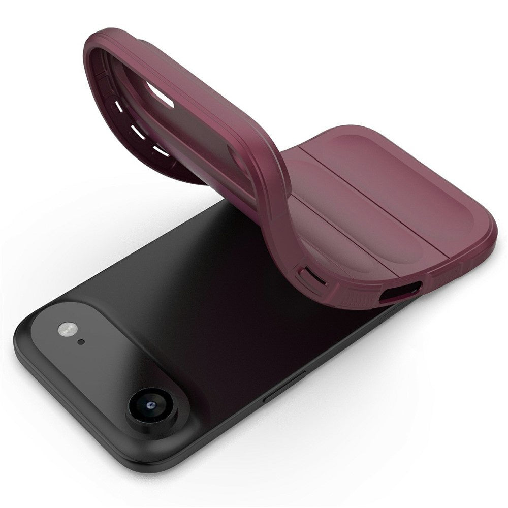 Etui til Apple iPhone 17 Air, Techsuit, Magic Shield, Kirsebærrød