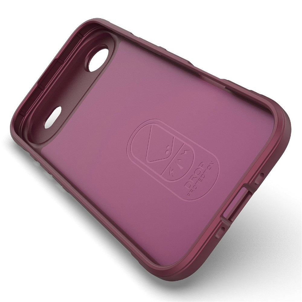 Etui til Apple iPhone 17 Air, Techsuit, Magic Shield, Kirsebærrød