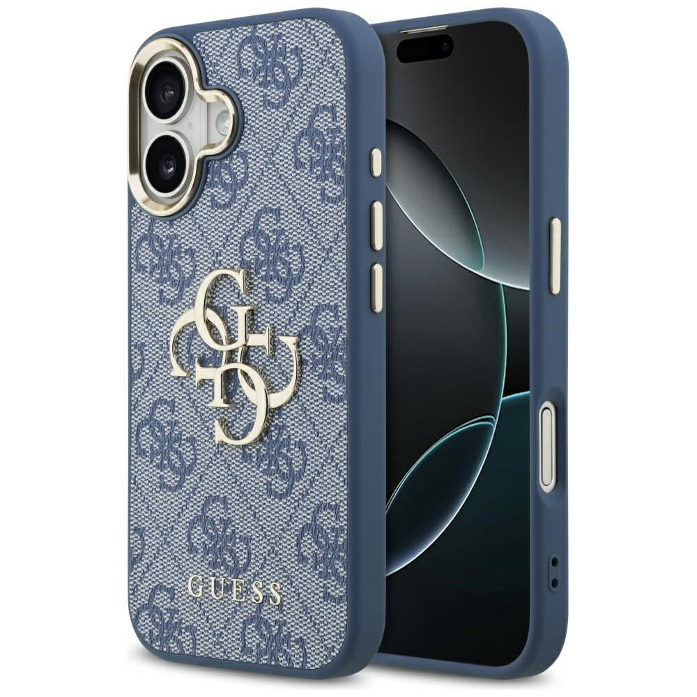 Etui til Apple iPhone 17, Guess, Big 4G Logo Classic, Gyldenblå