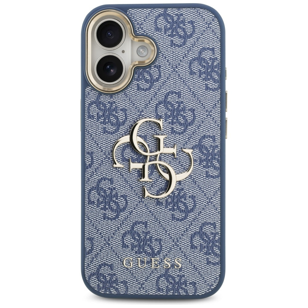 Etui til Apple iPhone 17, Guess, Big 4G Logo Classic, Gyldenblå