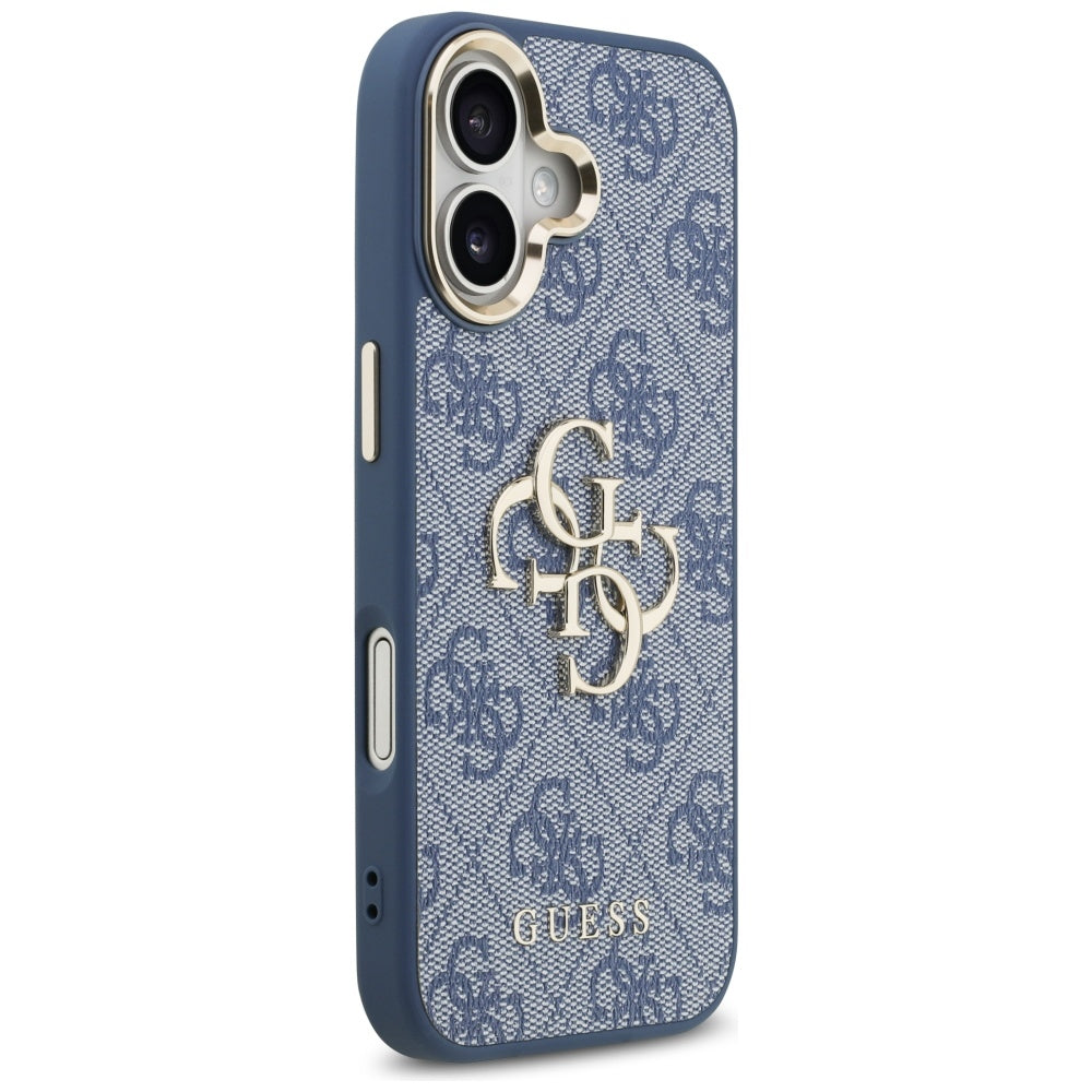 Etui til Apple iPhone 17, Guess, Big 4G Logo Classic, Gyldenblå