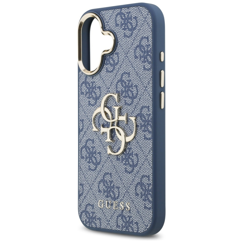Etui til Apple iPhone 17, Guess, Big 4G Logo Classic, Gyldenblå