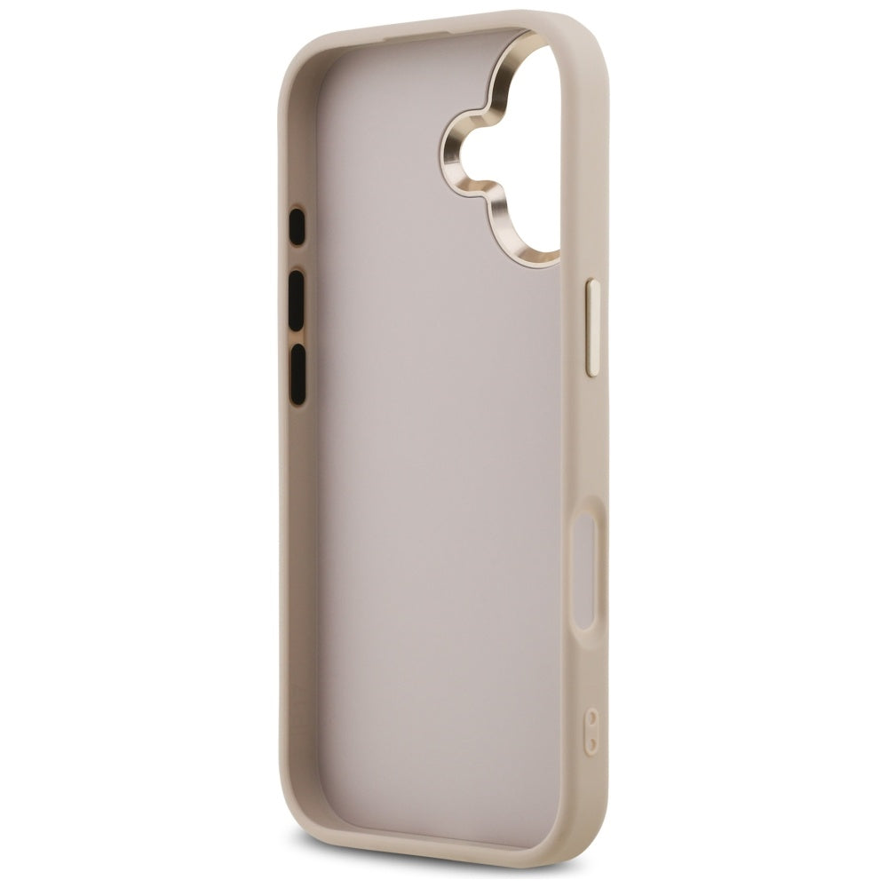 Etui til Apple iPhone 17, Guess, Big 4G Logo Classic, Gylden Rosa
