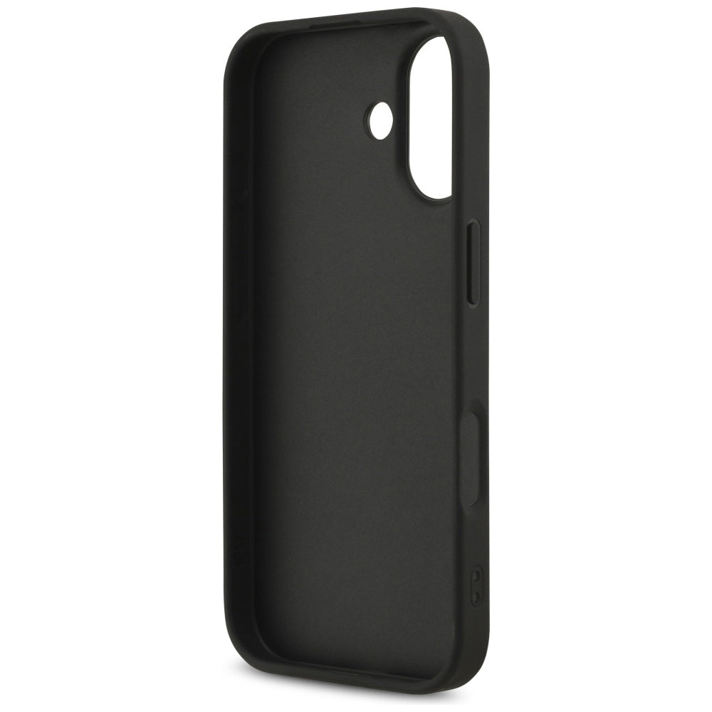 Etui til Apple iPhone 17, Guess, Fixed Glitter Big 4G, Sort