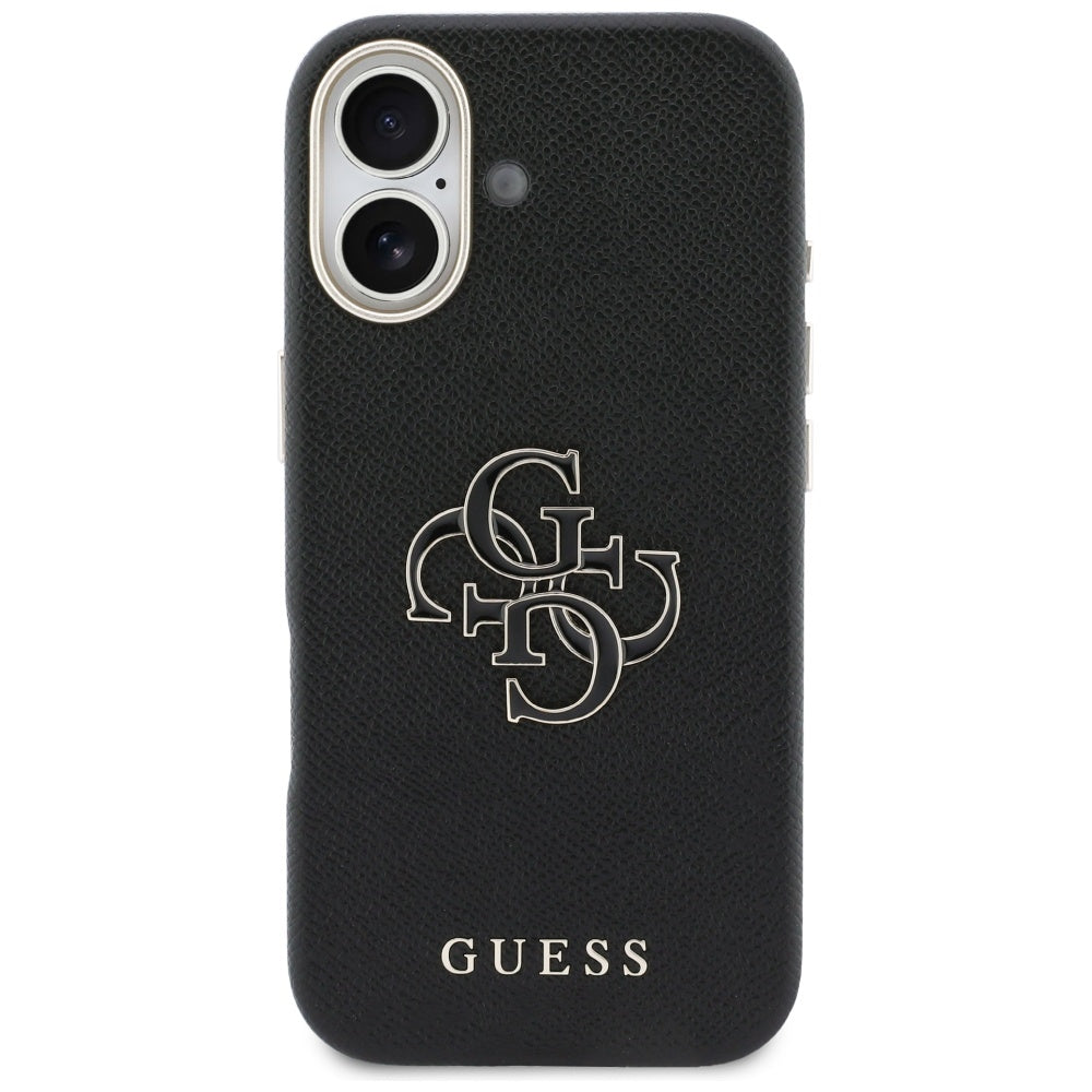 Etui til Apple iPhone 17, Guess, Resin Logo, Sort
