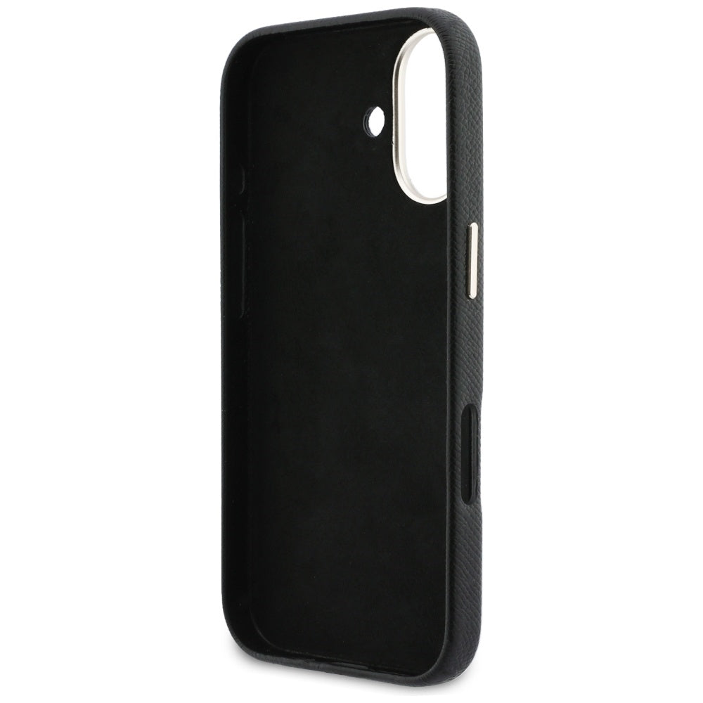 Etui til Apple iPhone 17, Guess, Resin Logo, Sort