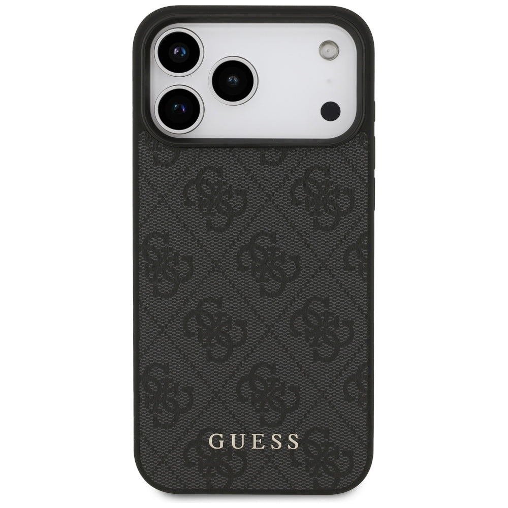 Etui til Apple iPhone 17 Pro Max, Guess, 4G Classic, Sort