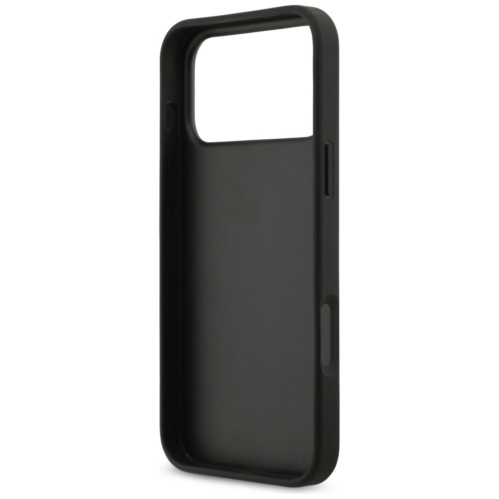 Etui til Apple iPhone 17 Pro Max, Guess, 4G Grained Big and Classic Logo, Sort