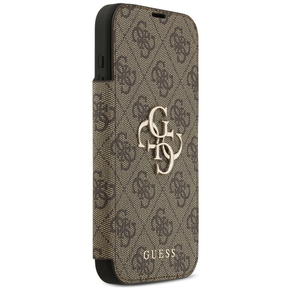Etui til Apple iPhone 17 Pro Max, Guess, 4G Metal Logo, Brun
