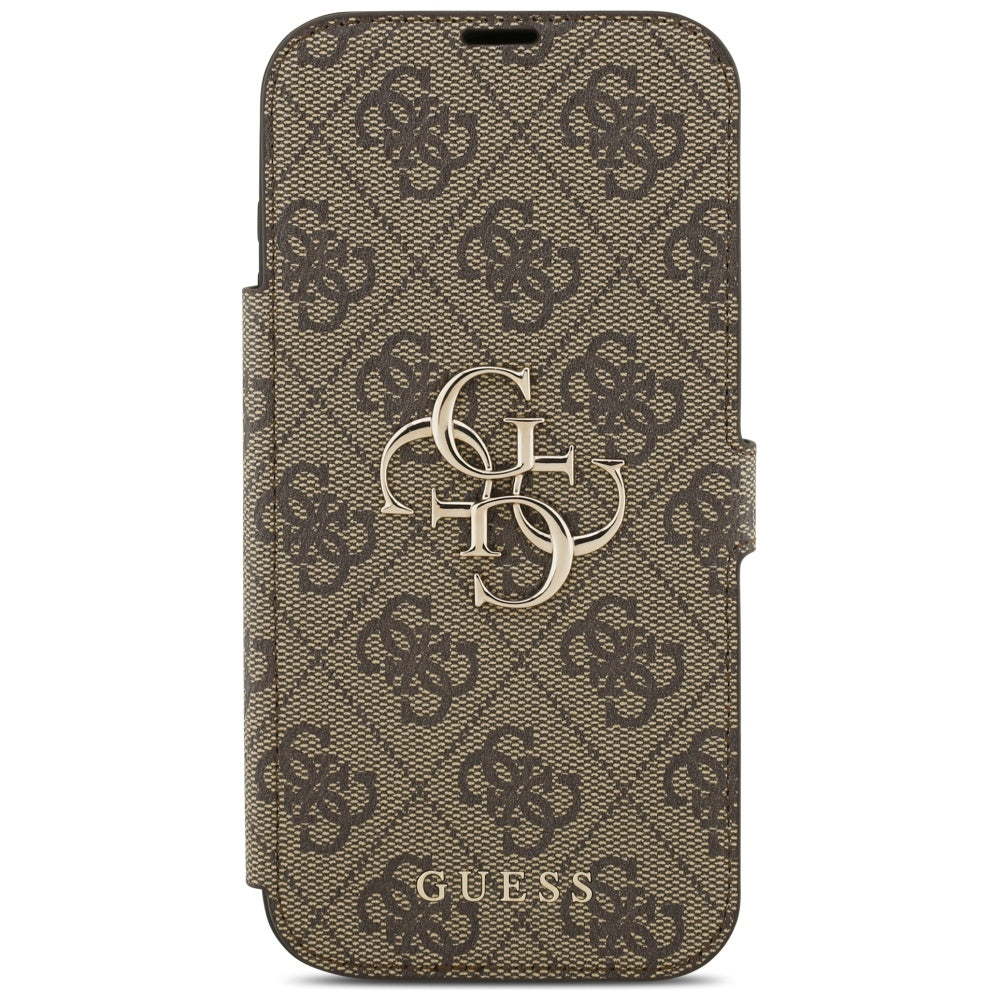 Etui til Apple iPhone 17 Pro Max, Guess, 4G Metal Logo, Brun