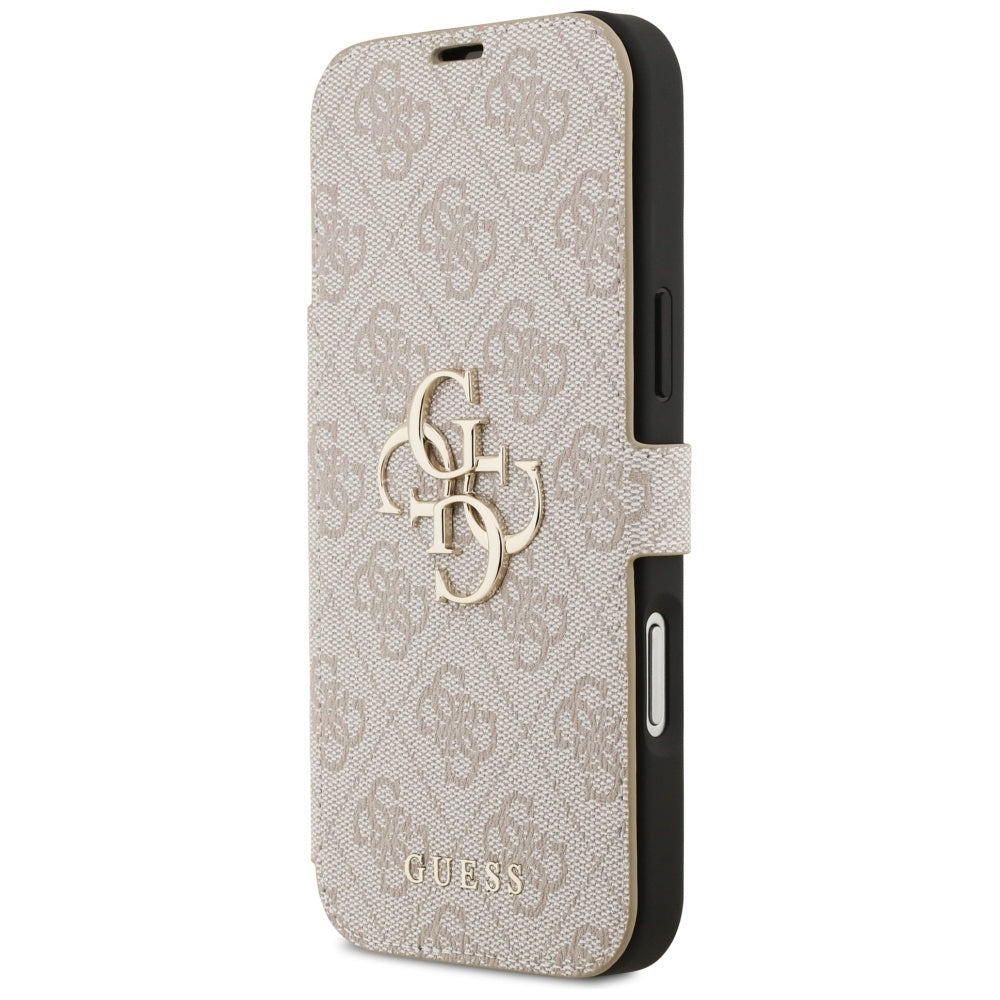 Etui til Apple iPhone 17 Pro Max, Guess, 4G Metal Logo, Pink