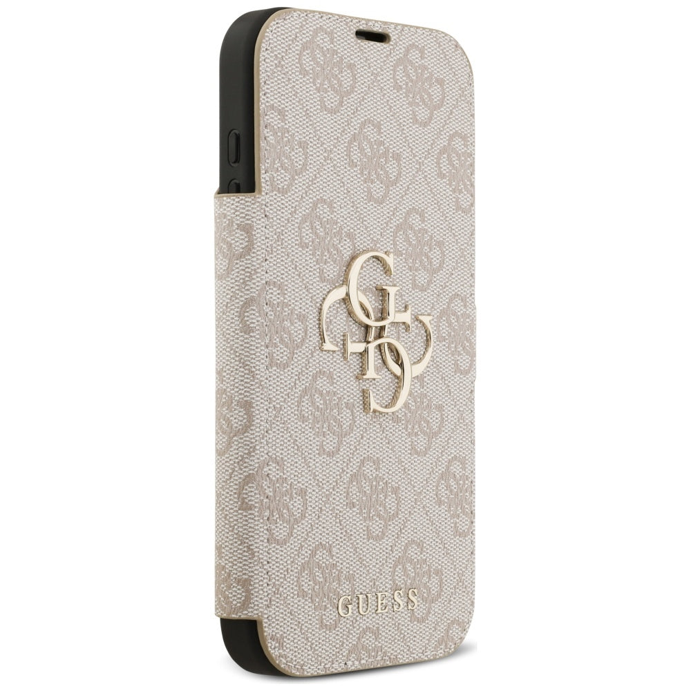 Etui til Apple iPhone 17 Pro Max, Guess, 4G Metal Logo, Pink