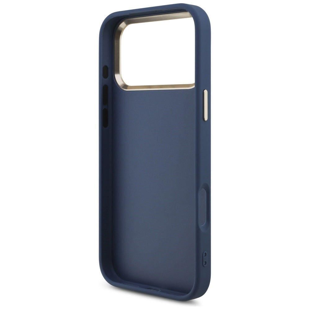 Etui til Apple iPhone 17 Pro Max, Guess, Big 4G Logo Classic, Gyldenblå