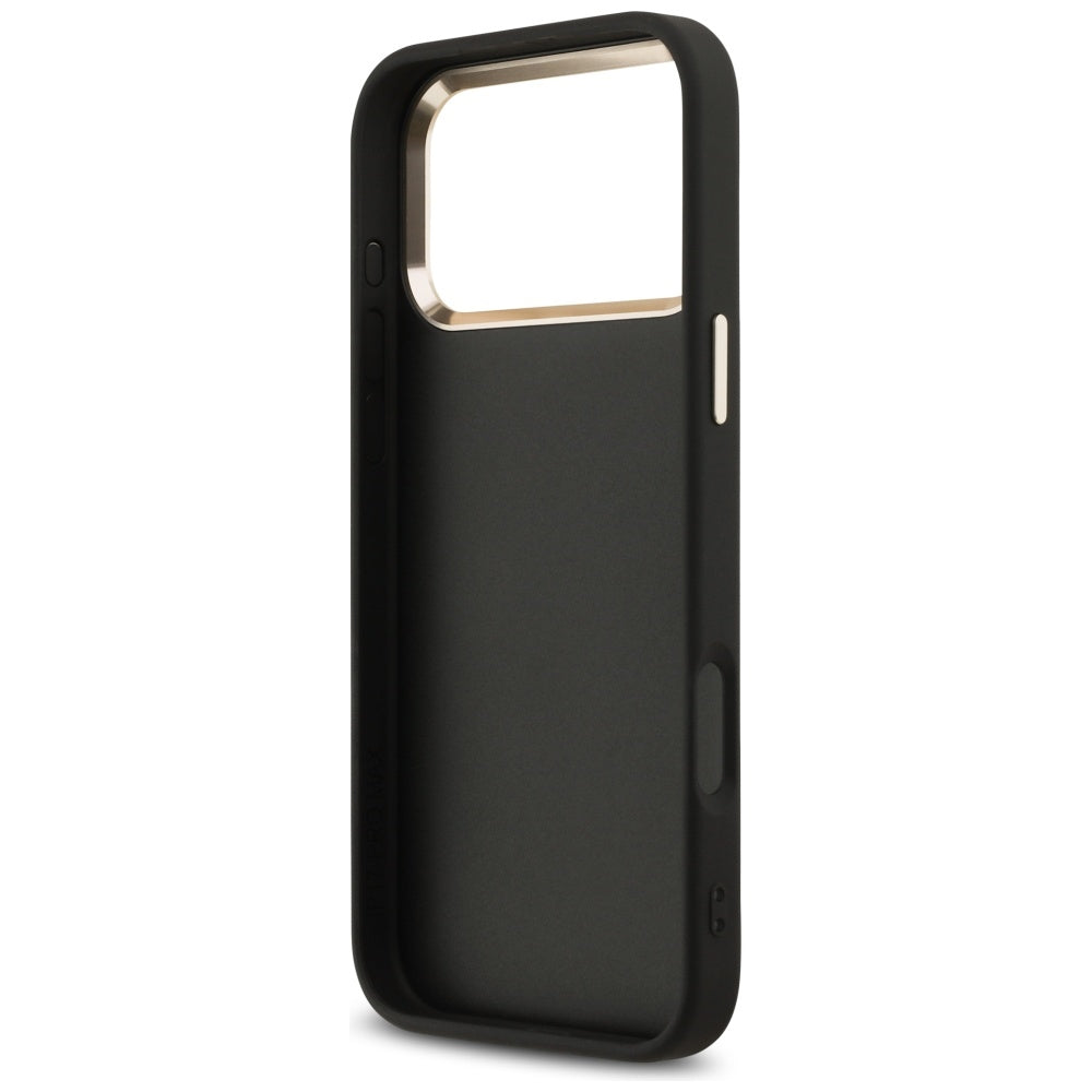 Etui til Apple iPhone 17 Pro Max, Guess, Big 4G Logo Classic, Sort Guld