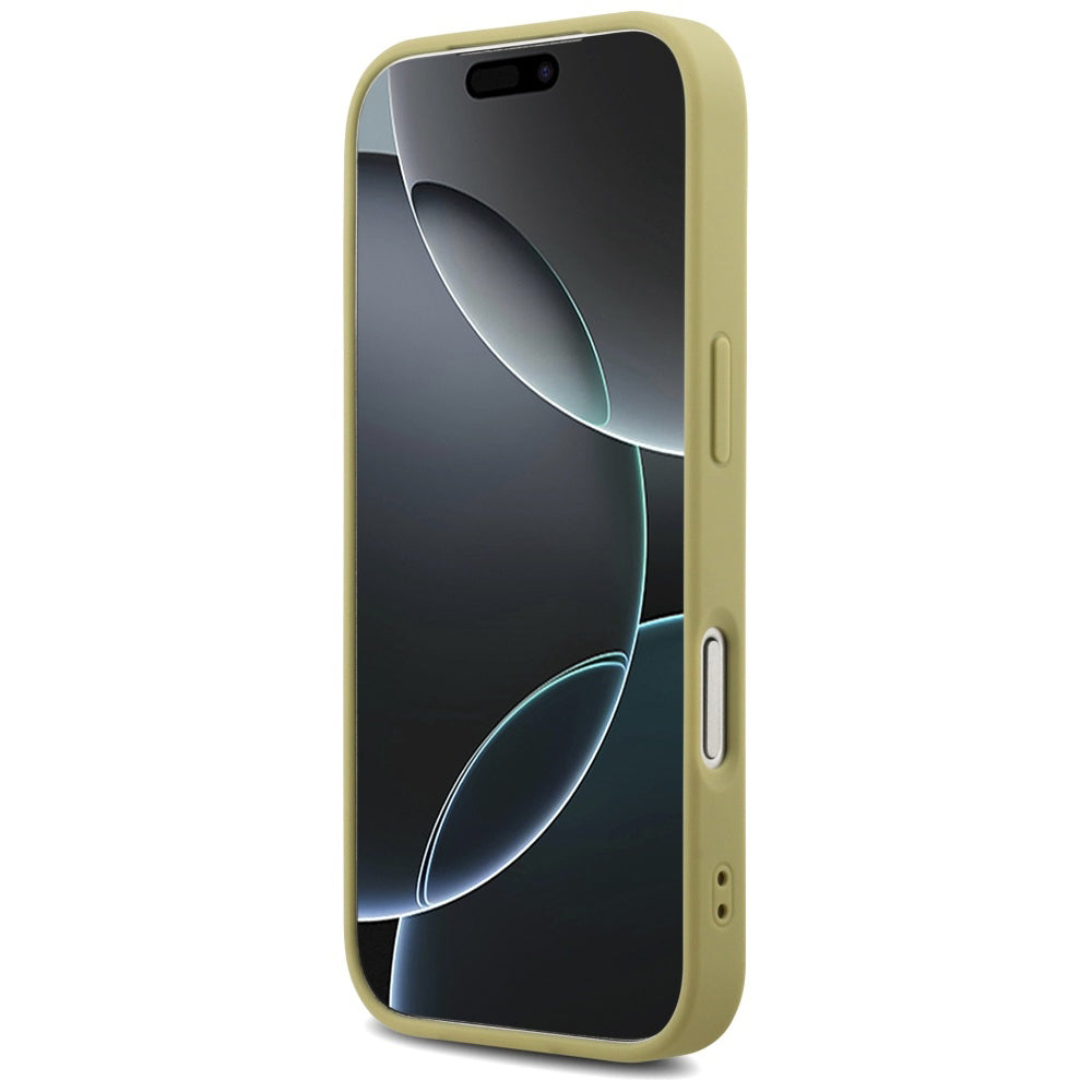 Etui til Apple iPhone 17 Pro Max, Guess, Fixed Glitter Big 4G, Gylden