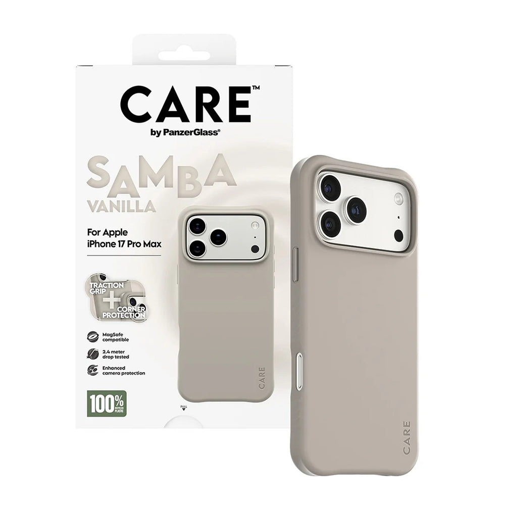 Etui til Apple iPhone 17 Pro Max, PanzerGlass, Care Fashionable, Beige