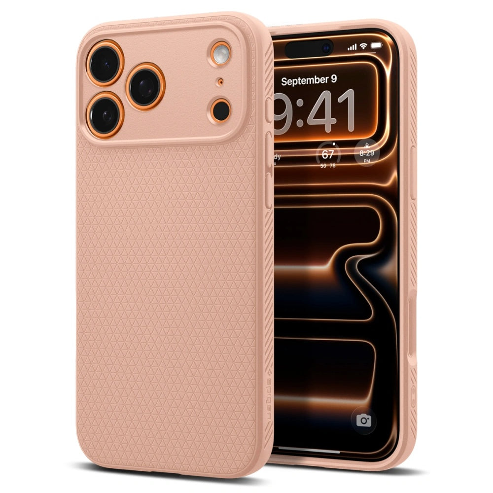 Etui til Apple iPhone 17 Pro Max, Spigen, Liquid Air, Pink ACS10269