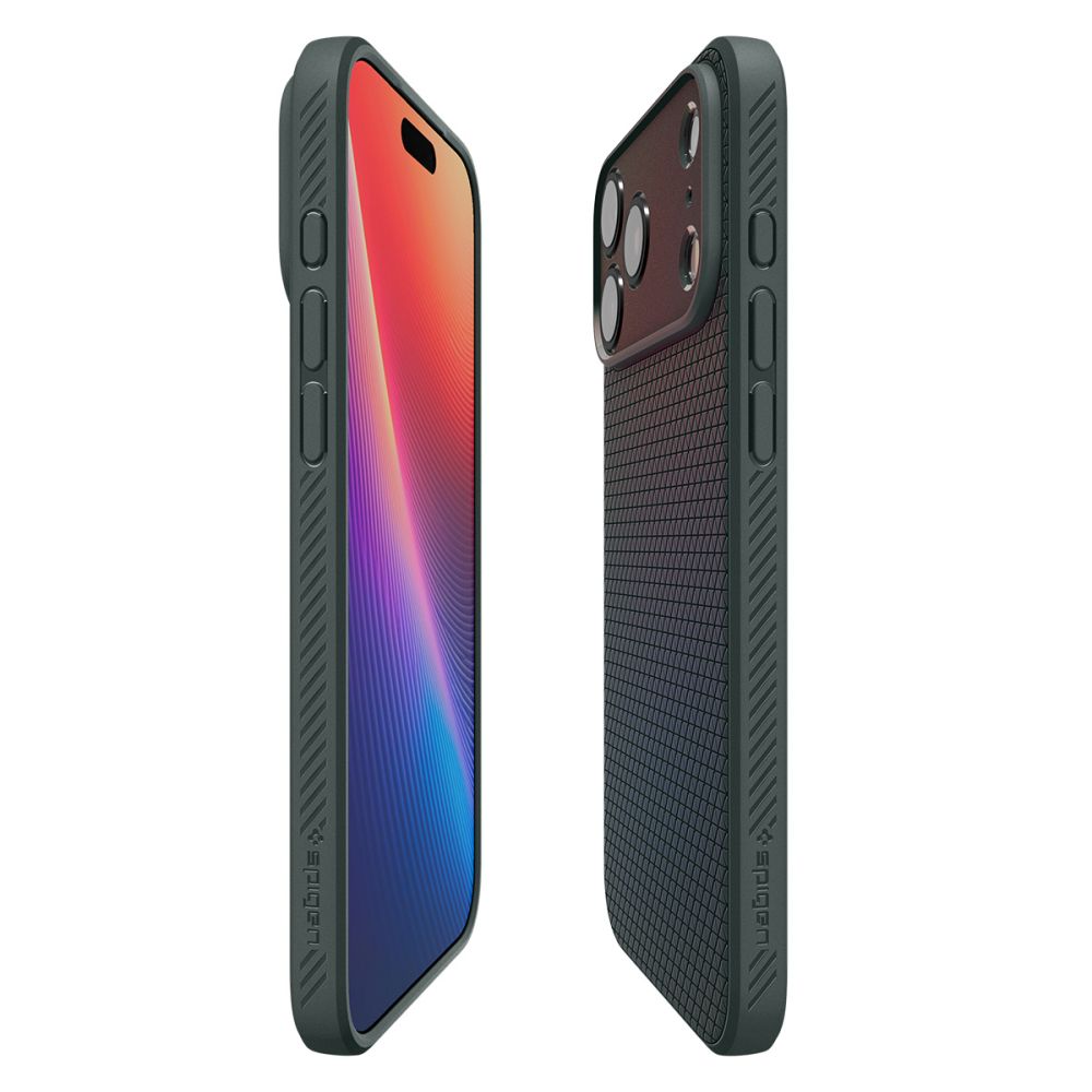 Etui til Apple iPhone 17 Pro Max, Spigen, Liquid Air, Grøn ACS10267
