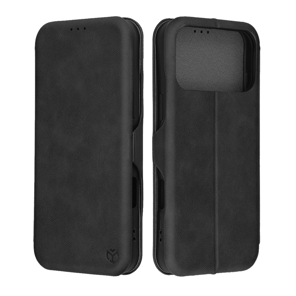 Etui til Apple iPhone 17 Pro Max, Techsuit, Safe Wallet Plus, Sort
