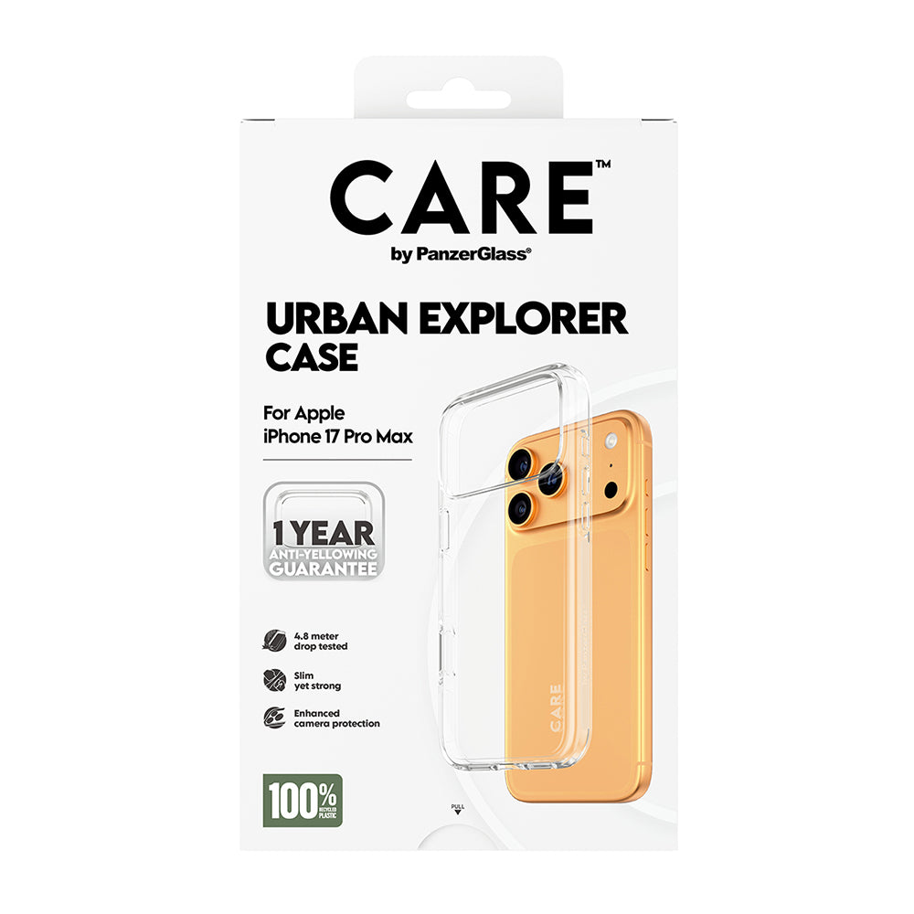 Etui til Apple iPhone 17 Pro, PanzerGlass, Urban Explorer Care, Transparent