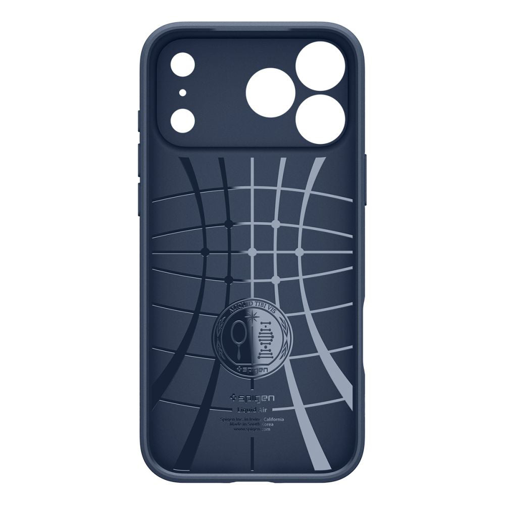 Etui til Apple iPhone 17 Pro, Spigen, Liquid Air, Marineblå