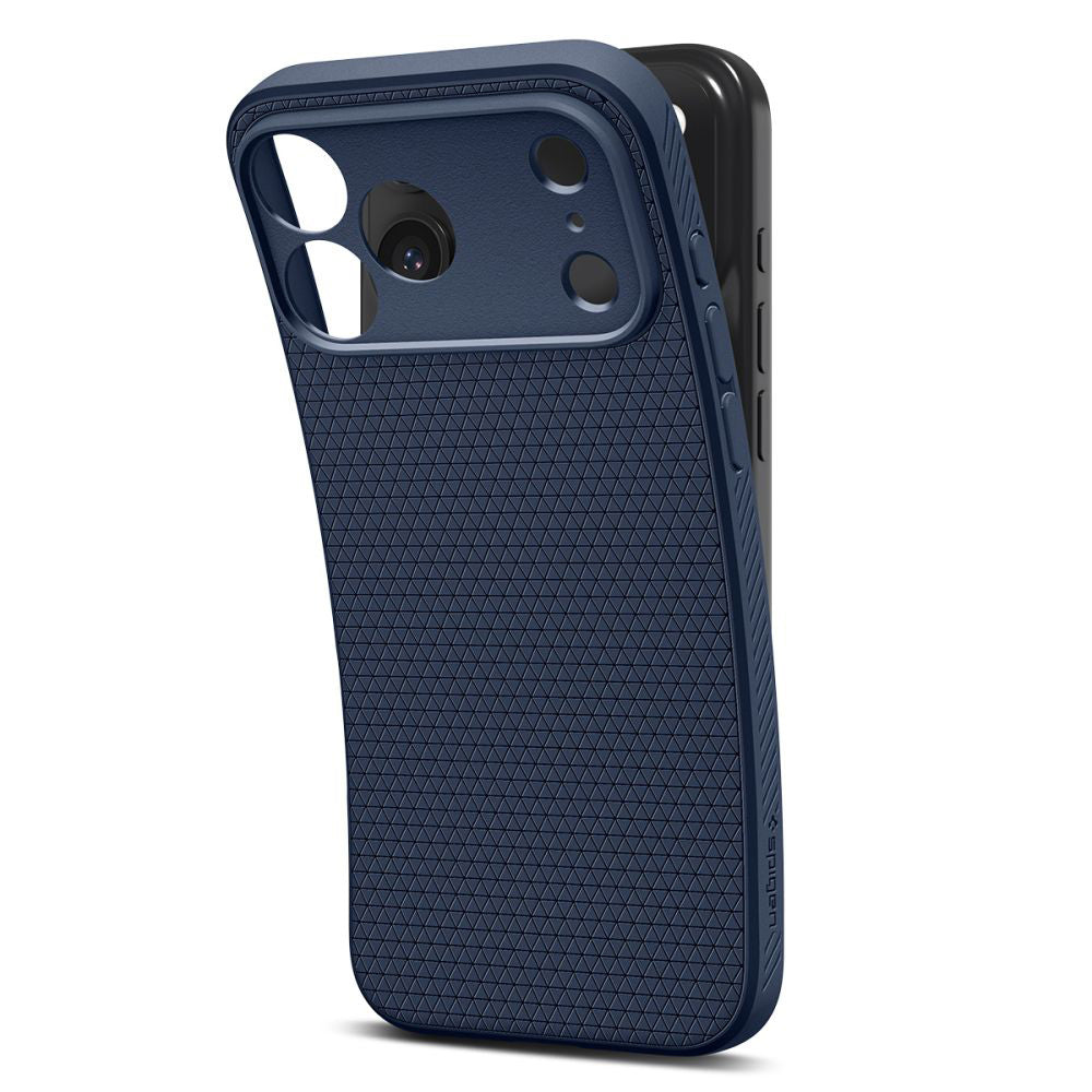 Etui til Apple iPhone 17 Pro, Spigen, Liquid Air, Marineblå