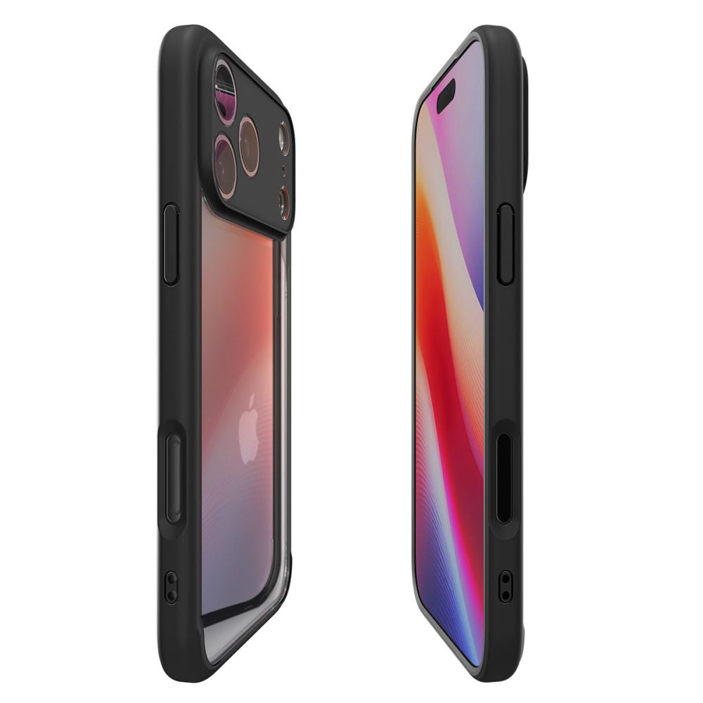Etui til Apple iPhone 17 Pro, Spigen, Ultra Hybrid, Mat Sort ACS10343