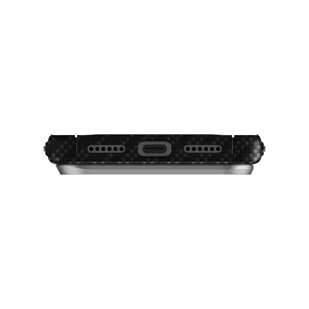 MagSafe cover til Apple iPhone 17 Pro, UNIQ, Keva MagClick, Mørkegrå