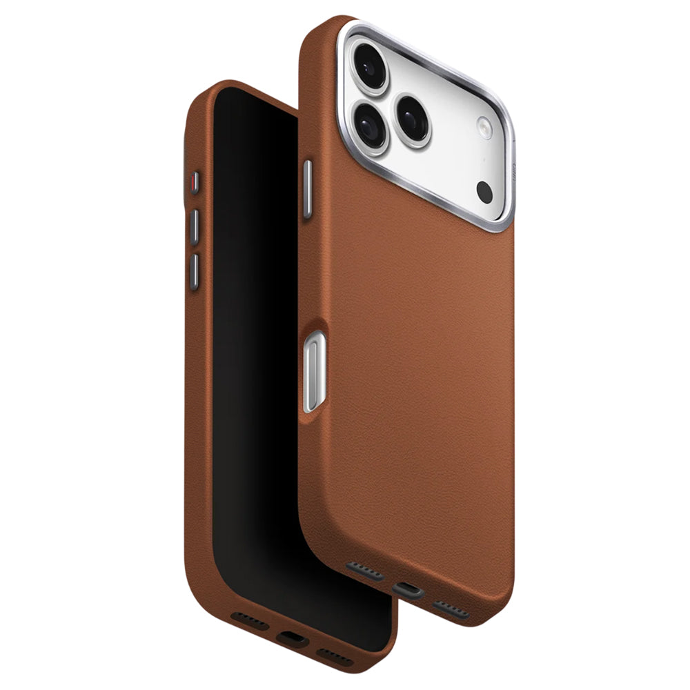 Etui til Apple iPhone 17 Pro, UNIQ, Lyden Leatherette, Brun
